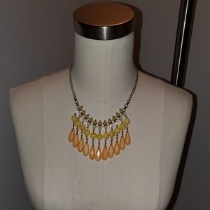 Anthropology gold classy necklace
